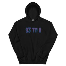 Load image into Gallery viewer, BIG 93 TM 11 Hoodie (Purple Letters &amp; Blue Outline)
