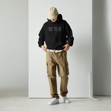 Load image into Gallery viewer, BIG 93 TM 11 Hoodie (Blue Letters &amp; Orange Outline)
