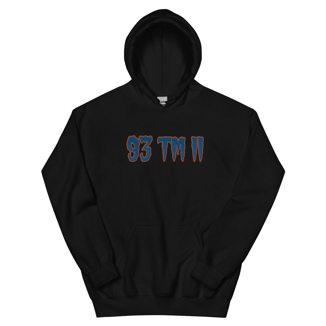 BIG 93 TM 11 Hoodie (Blue Letters & Orange Outline)