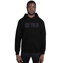 Load image into Gallery viewer, BIG 93 TM 11 Hoodie (Black Letters &amp; Purple Outline)
