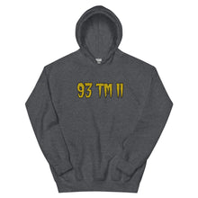 Load image into Gallery viewer, BIG 93 TM 11 Hoodie (Gold Letters &amp; Black Outline)
