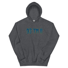 Load image into Gallery viewer, BIG 93 TM 11 Hoodie (Blue Letters &amp; Green Outline)
