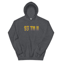 Load image into Gallery viewer, BIG 93 TM 11 Hoodie (Gold Letters &amp; Purple Outline)
