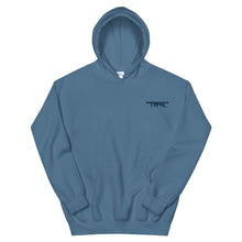 Load image into Gallery viewer, TM4L Hoodie ( Black Letters &amp; Blue Outline )
