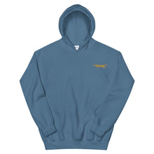 Load image into Gallery viewer, TM4L Hoodie ( Yellow Letters &amp; Purple Outline )

