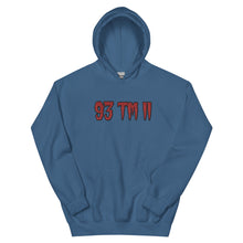 Load image into Gallery viewer, BIG 93 TM 11 Hoodie (Red Letters &amp; Black Outline)
