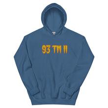 Load image into Gallery viewer, BIG 93 TM 11 Hoodie (Gold Letters &amp; Orange Outline)
