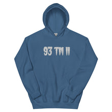 Load image into Gallery viewer, BIG 93 TM 11 Hoodie (White Letters &amp; Grey Outline)
