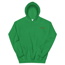 Load image into Gallery viewer, TM4L Hoodie ( Green Letters &amp; Gold Outline )
