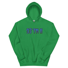 Load image into Gallery viewer, BIG 93 TM 11 Hoodie (Powder Blue Letters &amp; Maroon Outline)
