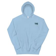Load image into Gallery viewer, TMB Hoodie ( Blue Letters &amp; Yellow Outline )
