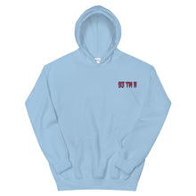 Load image into Gallery viewer, Small 93 TM 11 Hoodie ( Pink Letters &amp; Black Outline )
