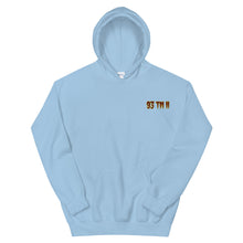 Load image into Gallery viewer, Small 93 TM 11 Hoodie ( Red Letters &amp; White Outline )
