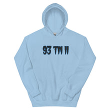 Load image into Gallery viewer, BIG 93 TM 11 Hoodie (Black Letters &amp; Blue Outline)
