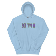 Load image into Gallery viewer, BIG 93 TM 11 Hoodie (Purple Letters &amp; Green Outline)
