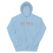 Load image into Gallery viewer, BIG 93 TM 11 Hoodie (Grey Letters &amp; White Outline)
