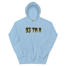 Load image into Gallery viewer, BIG 93 TM 11 Hoodie (Black Letters &amp; Gold Outline)

