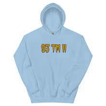 Load image into Gallery viewer, BIG 93 TM 11 Hoodie (Gold Letters &amp; Maroon Outline)
