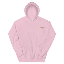 Load image into Gallery viewer, TM4L Hoodie ( Gray Letters &amp; Gold Outline )
