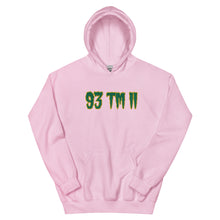 Load image into Gallery viewer, BIG 93 TM 11 Hoodie (Green Letters &amp; Gold Outline)
