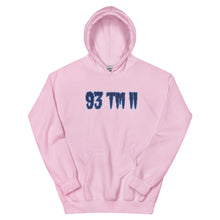 Load image into Gallery viewer, BIG 93 TM 11 Hoodie (Blue Letters &amp; Powder Blue Outline)
