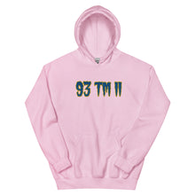 Load image into Gallery viewer, BIG 93 TM 11 Hoodie (Blue Letters &amp; Gold Outline)
