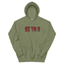 Load image into Gallery viewer, BIG 93 TM 11 Hoodie (Red Letters &amp; Black Outline)
