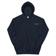 Load image into Gallery viewer, TM4L Hoodie ( Green Letters &amp; Gold Outline )
