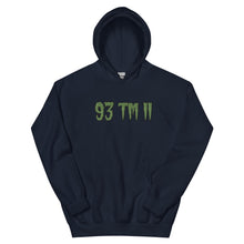 Load image into Gallery viewer, BIG 93 TM 11 Hoodie (Green Letters &amp; Black Outline)
