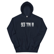 Load image into Gallery viewer, BIG 93 TM 11 Hoodie (White Letters &amp; Grey Outline)
