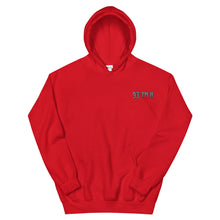 Load image into Gallery viewer, Small 93 TM 11 Hoodie ( Grey Letters &amp; Black Outline )
