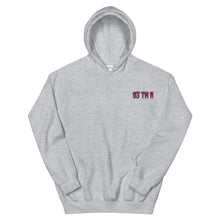 Load image into Gallery viewer, Small 93 TM 11 Hoodie ( Pink Letters &amp; Black Outline )
