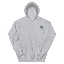 Load image into Gallery viewer, TM Hoodie ( Gray Letters &amp; Black Outline )
