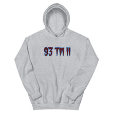 Load image into Gallery viewer, BIG 93 TM 11 Hoodie (Maroon Letters &amp; Powder Blue Outline)
