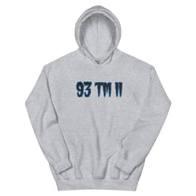 Load image into Gallery viewer, BIG 93 TM 11 Hoodie (Black Letters &amp; Powder Blue Outline)
