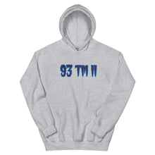 Load image into Gallery viewer, BIG 93 TM 11 Hoodie (Blue Letters &amp; Powder Blue Outline)
