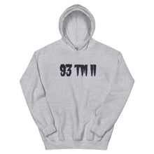 Load image into Gallery viewer, BIG 93 TM 11 Hoodie (Black Letters &amp; Purple Outline)
