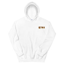 Load image into Gallery viewer, Small 93 TM 11 Hoodie ( Burgundy Letters &amp; Gold Outline )
