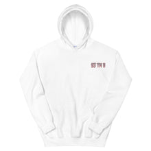 Load image into Gallery viewer, Small 93 TM 11 Hoodie ( Grey Letters &amp; Red Outline )
