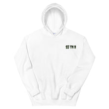 Load image into Gallery viewer, Small 93 TM 11 Hoodie ( Black Letters &amp; Green Outline )

