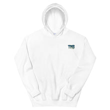 Load image into Gallery viewer, TMB Hoodie ( Blue Letters &amp; Yellow Outline )
