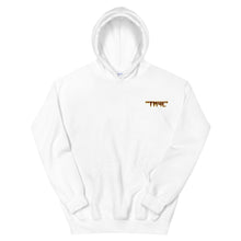 Load image into Gallery viewer, TM4L Hoodie ( Burgundy Letters &amp; Gold Outline )
