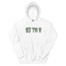 Load image into Gallery viewer, BIG 93 TM 11 Hoodie (Green Letters &amp; Purple Outline)
