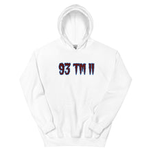 Load image into Gallery viewer, BIG 93 TM 11 Hoodie (Maroon Letters &amp; Powder Blue Outline)
