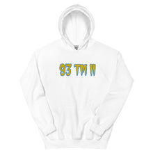 Load image into Gallery viewer, BIG 93 TM 11 Hoodie (Yellow Letters &amp; Powder Blue Outline)
