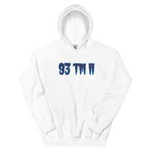 Load image into Gallery viewer, BIG 93 TM 11 Hoodie (Blue Letters &amp; Powder Blue Outline)
