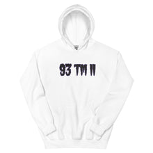 Load image into Gallery viewer, BIG 93 TM 11 Hoodie (Black Letters &amp; Purple Outline)
