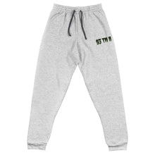 Load image into Gallery viewer, 93 TM 11 Joggers ( Black Letters &amp; Green Outline )
