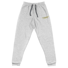 Load image into Gallery viewer, TM4L Joggers ( Silver Letters &amp; Gold Outline )
