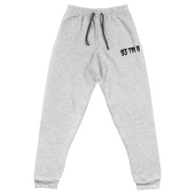 Load image into Gallery viewer, 93 TM 11 Joggers (Black Letters &amp; Grey Outline)
